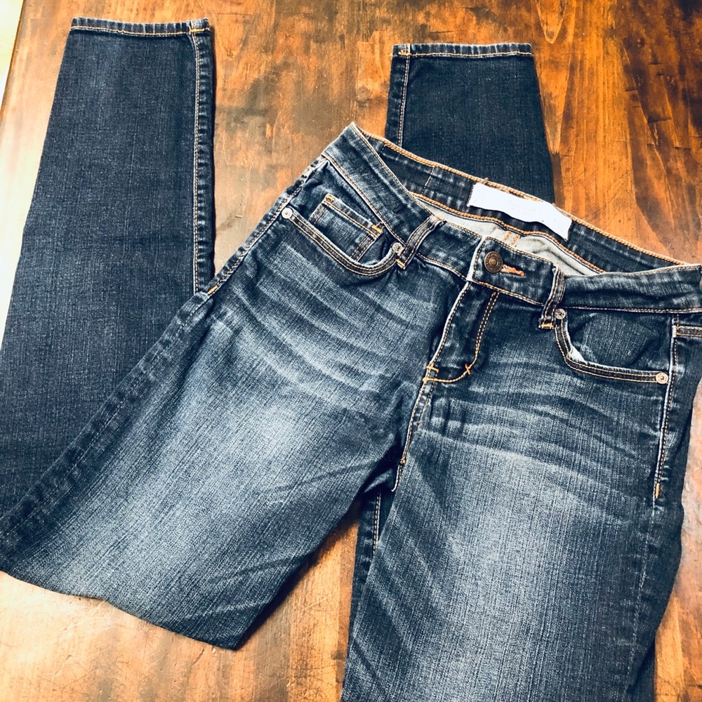 Abercrombie and Fitch dark blue skinny jeans size0